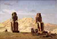 Memnon and Sesostris, (study)