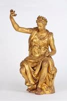 Thetis; Fame: Female Seated Figure