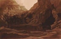 A Mountain Pool and Cave