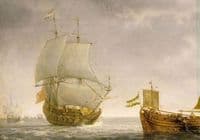 Dutch Fishing-Boats Shooting their Nets