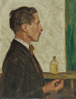 Self Portrait in Profile