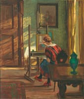 Young Woman at her Easel
