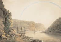 The Avon Gorge from the Stop Gate below Sea Walls