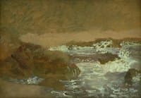 Surf on a Rocky Coast, Marina Piccola, Capri