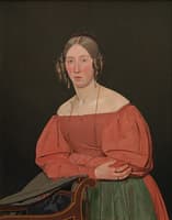 Portrait of the Atist's Sister Cecilie Margrethe Petersen