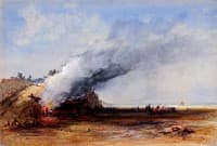 Burning of an Old Boat