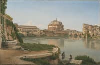 View Across the Tiber to Castel S. Angelo, Rome