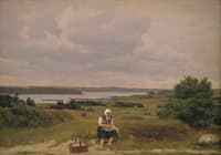 View of Lake Fure near Rudersdal, North Zealand