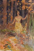 Girl in Woods