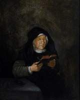 Old Woman Reading
