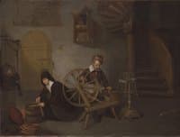 A Wool Spinner and His Wife
