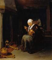 Old Woman Eating