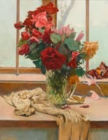Still life in front of a window