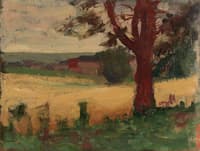 Landscape with Trees and Building