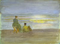 Man and Woman on the Beach
