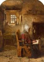 Old Woman Reading