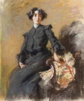 Young Woman in the Salon