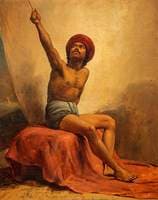 Life Study of John Mongo, The Punka-Walla