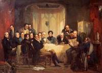 Sir Walter Scott and his Friends at Abbotsford