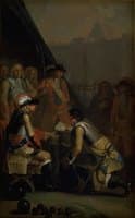 Magnus Stenbock Surrenders the Fortress of Tønningen to Frederik IV in 1714