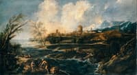 Landscape with Two Figures
