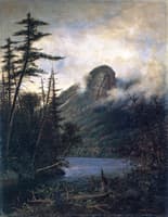 The Gathering Storm from the Outlet of Profile Lake
