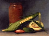 Corn and Canteloupe