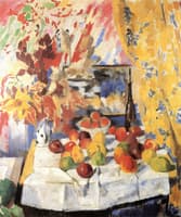 Apples and Artificial Flowers A.