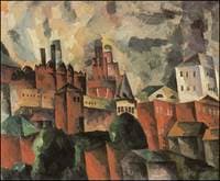 Landscape with a Pink Tower