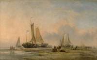 Coast Scene with Fishing Boats