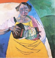 Woman with an Accordeon