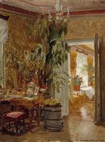 Interior from the Hallonblads' Home, Hympölä Manor