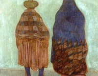 Two Fisherman's Wives Seen from the Back