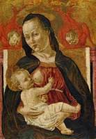 Madonna and Child with Two Angels