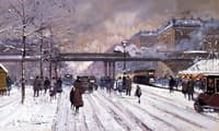Paris, sous la Neige