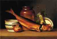 Still Liife with Dried Fish