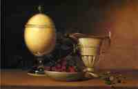 Still Life with Strawberries and Ostrich Egg Cup