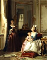 Madame de Lamballe reading to Marie Antoinette and her Daughter, Marie Thérèse Charlotte