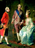 Marie Antoinette with her Husband and Brother
