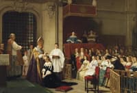 Prise d`habit de Mlle de la Valliere