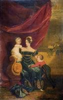 Portrait of Grand Duchess Alexandra Feodorovna and Her Children