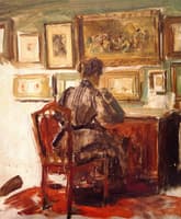 Matilda Gay in the Study, 11 rue de l'Université