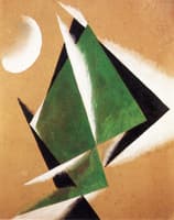 Construction with White Crescent