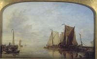 Dutch Boats in a Calm