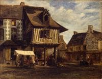 Market Place in Normandy