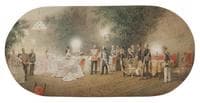 The Introduction of Grand Duchess Maria Alexandrovna to Shah Nasir al-Din in the Winter Palace