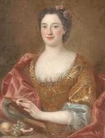 Portrait of a Lady Feeding Fruit to a Parrot