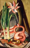 Still Life with Fish and Paper Flower
