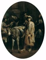 Peasants with Donkeys