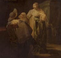 A Soldier, an Old Woman and a Young Woman